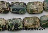 CIJ36 15.5 inches 13*18mm rectangle impression jasper beads wholesale