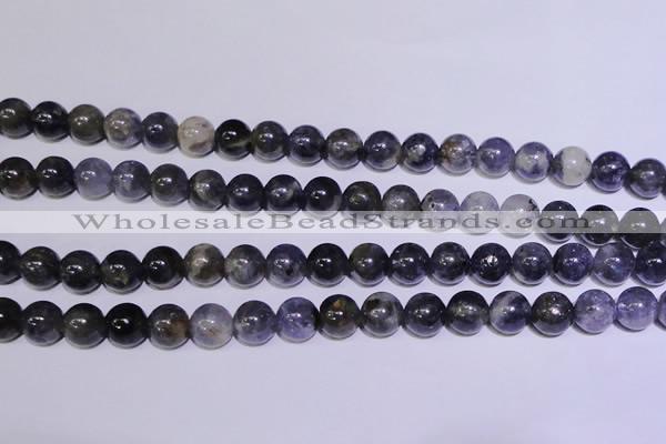 CIL03 15.5 inches 8mm round natural iolite gemstone beads