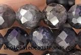 CIL122 15.5 inches 7mm faceted round iolite beads wholesale