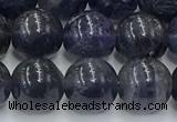 CIL128 15.5 inches 10mm round natural iolite beads wholesale