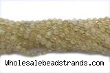 CITR03 15 inches 8mm round citrine gemstone beads