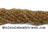 CITR06 15 inches 8mm round citrine gemstone beads