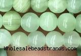 CJB308 15.5 inches 4mm round dyed green jade gemstone beads