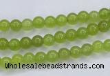 CKA03 15.5 inches 6mm round Korean jade gemstone beads