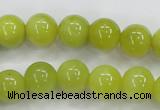 CKA06 15.5 inches 12mm round Korean jade gemstone beads