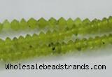 CKA10 15.5 inches 3*5mm rondelle Korean jade gemstone beads