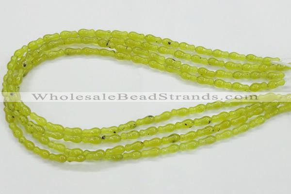 CKA18 15.5 inches 5*11mm bone Korean jade gemstone beads