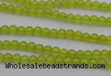 CKA201 15.5 inches 4mm round Korean jade gemstone beads