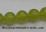 CKA206 15.5 inches 14mm round Korean jade gemstone beads