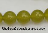 CKA207 15.5 inches 16mm round Korean jade gemstone beads