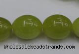 CKA210 15.5 inches 15*20mm egg-shaped Korean jade gemstone beads