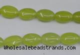 CKA243 15.5 inches 8*12mm oval Korean jade gemstone beads