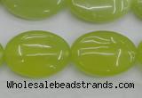 CKA250 15.5 inches 18*25mm oval Korean jade gemstone beads