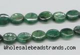 CKC110 16 inches 8*10mm oval natural green kyanite beads wholesale