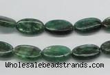 CKC111 16 inches 8*14mm oval natural green kyanite beads wholesale