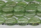 CKC267 15.5 inches 10*14mm oval natural green kyanite beads