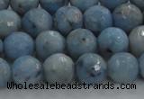 CKC703 15.5 inches 10mm faceted round imitation blue kyanite beads