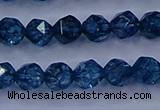 CKC711 15.5 inches 6mm faceted nuggets imitation kyanite beads