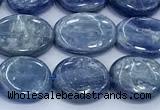 CKC818 15 inches 10*12mm - 10*14mm oval blue kyanite beads