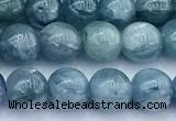 CKC835 15 inches 6mm round blue kyanite gemstone beads