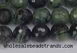 CKJ312 15.5 inches 8mm faceted round kambaba jasper beads