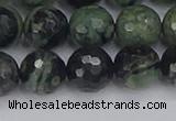 CKJ313 15.5 inches 10mm faceted round kambaba jasper beads