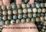 CKJ404 15.5 inches 12mm round k2 jasper beads wholesale