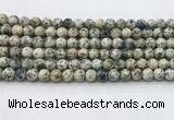 CKJ453 15.5 inches 6mm round natural k2 jasper beads wholesale