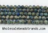 CKJ476 15.5 inches 10mm round natural k2 jasper beads wholesale