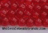 CKQ316 15.5 inches 8mm round dyed crackle quartz beads wholesale