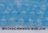 CKQ331 15.5 inches 10mm round dyed crackle quartz beads wholesale