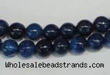 CKU102 15.5 inches 8mm round dyed kunzite beads wholesale