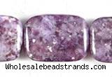 CKU11 15 inches 18*25mm rectangle purple kunzite beads wholesale