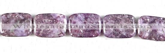 CKU11 15 inches 18*25mm rectangle purple kunzite beads wholesale