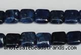 CKU116 15.5 inches 10*10mm square dyed kunzite beads wholesale