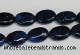 CKU131 15.5 inches 10*14mm oval dyed kunzite beads wholesale