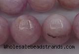 CKU257 15.5 inches 14mm round pink kunzite beads wholesale