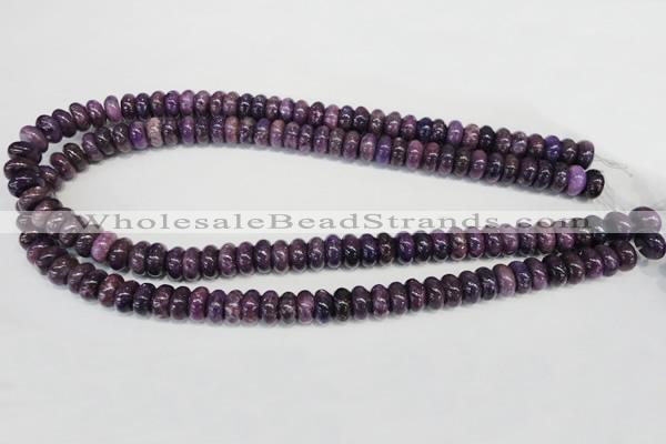 CKU32 15.5 inches 6*10mm rondelle purple kunzite beads wholesale