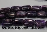 CKU44 15.5 inches 8*12mm rectangle purple kunzite beads wholesale