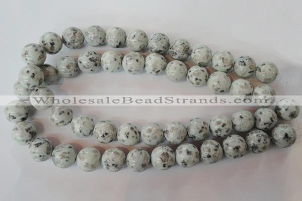 CKW06 15.5 inches 16mm round kiwi jasper gemstone beads