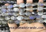 CLB1042 15.5 inches 10*14mm faceted oval labradorite beads wholesale