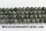 CLB1078 15.5 inches 12mm faceted round labradorite beads