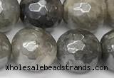 CLB1128 15 inches 12mm faceted round AB-color labradorite beads