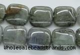 CLB116 15.5 inches 16*16mm square labradorite gemstone beads wholesale