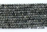 CLB1200 15.5 inches 4mm round black labradorite gemstone beads