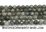 CLB1251 15 inches 10mm faceted round labradorite beads wholesale