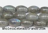 CLB150 15.5 inches 8*12mm rice labradorite gemstone beads