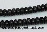 CLB301 15.5 inches 5*8mm rondelle black labradorite gemstone beads