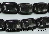 CLB310 15.5 inches 13*18mm rectangle black labradorite gemstone beads