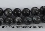 CLB354 15.5 inches 12mm round black labradorite beads wholesale